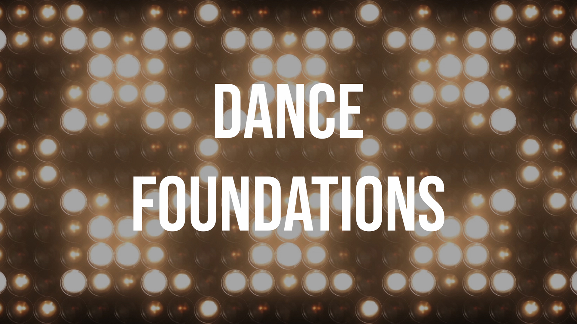 Dance Foundations | Playlist